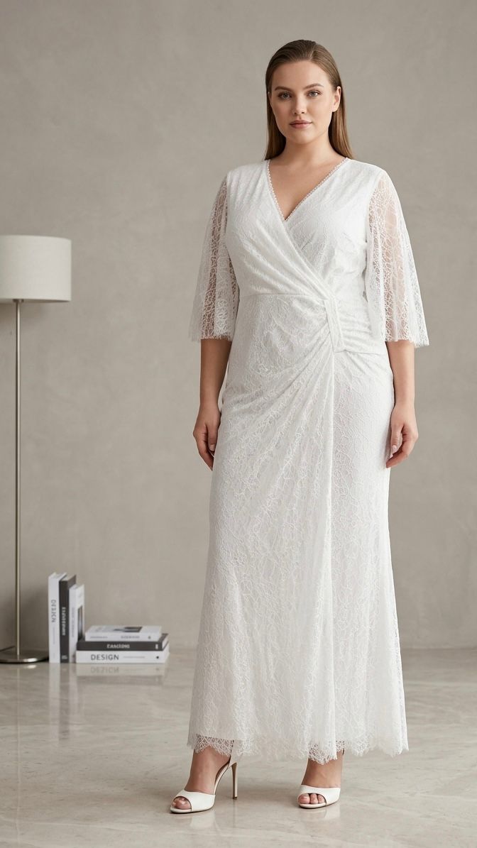 V Yaka Elegant Elbise